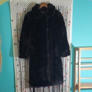 St. Moritz Sportowne Brown Faux Fur Coat